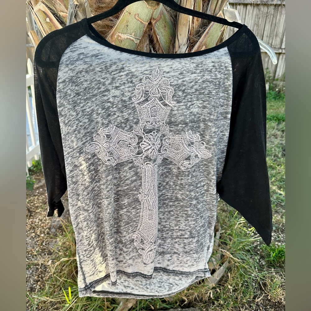 Sheer baseball T-Shirt